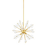 Mitzi - H794806-AGB - Six Light Chandelier - Linnea - Aged Brass