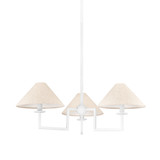 Mitzi - H760803-TWH - Three Light Chandelier - Gladwyne - Textured White