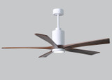 Matthews Fan Company - PA5-WH-WA-60 - 60"Ceiling Fan - Patricia - Gloss White