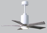 Matthews Fan Company - PA5-WH-BW-42 - 42"Ceiling Fan - Patricia - Gloss White