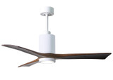 Matthews Fan Company - PA3-WH-WA-52 - 52"Ceiling Fan - Patricia - Gloss White