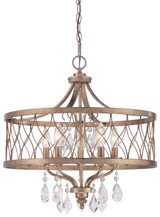 Minka-Lavery - 4404-581 - Five Light Chandelier - West Liberty - Olympus Gold