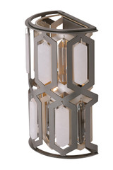 Minka-Lavery - 3581-795 - One Light Wall Sconce - Hexly - Bronze & Sultry Silver