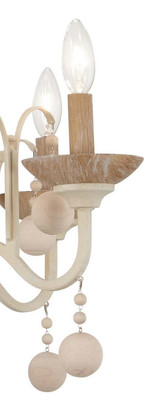 Minka-Lavery - 2669-717 - Nine Light Chandelier - Colonial Charm - White Wash & Sun Dried Clay