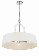 Minka-Lavery - 2151-613 - Four Light Pendant - Cape Coral - Polished Nickel