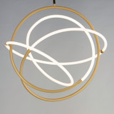 ET2 - E25096-01BKGLD - LED Pendant - Mobius - Black / Gold