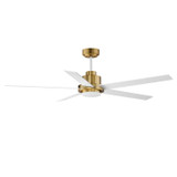 Maxim - 88826WTNAB - 60"Ceiling Fan - Daisy - Natural Aged Brass