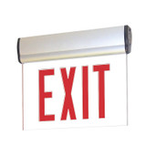 Nora Lighting - NX-811-LEDRMA - LED Edge-Lit Exit Sign - Exit - Aluminum