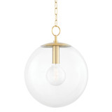 Mitzi - H609701L-AGB - One Light Pendant - Juliana - Aged Brass