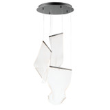 ET2 - E24874-133BGM - LED Pendant - Rinkle - Brushed Gunmetal