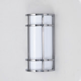 Maxim - 55571WTSN - LED Outdoor Wall Sconce - Moon Ray - Satin Nickel