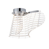 ET2 - E24810-82PC - LED Flush Mount - Tartan - Polished Chrome