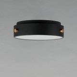 Maxim - 42129BKAB - LED Flush Mount - Rivet - Black / Antique Brass