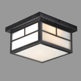 Maxim - 4059WTBK - Two Light Outdoor Ceiling Mount - Coldwater - Black