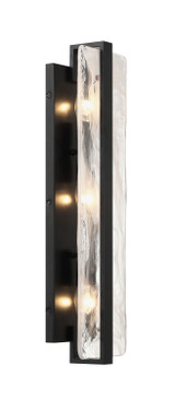 Minka-Lavery - 3615-66A - Three Light Wall Sconce - Cloud Break - Coal