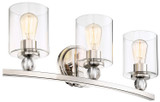 Minka-Lavery - 3073-613 - Three Light Bath - Studio 5 - Polished Nickel