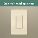 Legrand - WNRL10LA - Switch - radiant - Light Almond