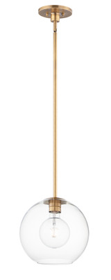 Maxim - 38419CLNAB - One Light Pendant - Branch - Natural Aged Brass