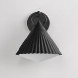 Maxim - 35134WTBK - One Light Wall Sconce - Odette - Black