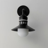 Maxim - 35122SWBK - One Light Outdoor Wall Sconce - Admiralty - Black