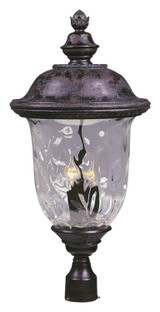 Maxim - 3421WGOB - Three Light Outdoor Pole/Post Lantern - Carriage House DC - Oriental Bronze