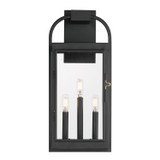 Maxim - 30804CLBK - Three Light Outdoor Wall Sconce - Bonham - Black