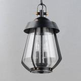 Maxim - 30623CDBKAB - Two Light Outdoor Pendant - Mariner - Black / Antique Brass