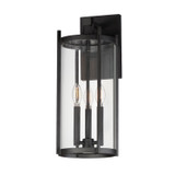 Maxim - 30065CLBK - Three Light Wall Sconce - Belfry - Black