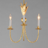Maxim - 2883GL - Three Light Chandelier - Paloma - Gold Leaf