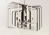Maxim - 28677PNBK - Five Light Pendant - Radial - Polished Nickel / Black