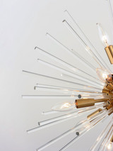 Maxim - 28668CLSBR - 16 Light Pendant - Polaris - Satin Brass