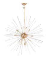 Maxim - 28666CLSBR - 16 Light Pendant - Polaris - Satin Brass