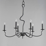 Maxim - 27706BO - Six Light Chandelier - Padrona - Black Oxide