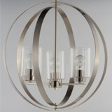 Maxim - 25254CLSN - Three Light Pendant - Sentinel - Satin Nickel