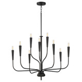 Maxim - 24819BK - Nine Light Chandelier - Vela - Black