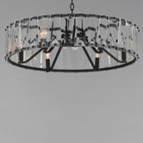 Maxim - 21866BCBK - Six Light Chandelier - Odeon - Black