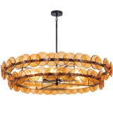 Maxim - 21824AMGM - Six Light Chandelier - Loren - Gunmetal