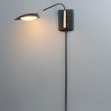 Maxim - 21691BKSBR - LED Wall Sconce - Scan - Black / Satin Brass