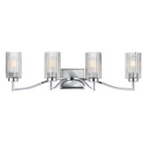 Maxim - 21374CRPN - Four Light Bath Vanity - Rigata - Polished Nickel