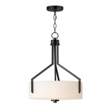 Maxim - 21287SWBK - Three Light Pendant - Dart - Black