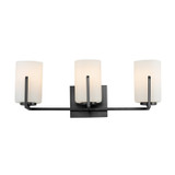 Maxim - 21283SWBK - Three Light Bath Vanity - Dart - Black
