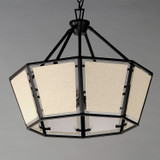 Maxim - 20265CVBK - Four Light Chandelier - Montauk - Black