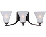 Maxim - 20100FTOI - Three Light Bath Vanity - Aurora - Oil Rubbed Bronze