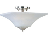 Maxim - 20091FTSN - Two Light Semi-Flush Mount - Aurora - Satin Nickel