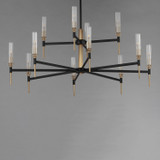 Maxim - 16129CLBKAB - LED Chandelier - Flambeau - Black / Antique Brass