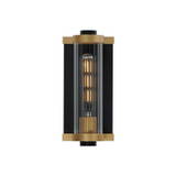 Maxim - 16120CRBKAB - One Light Outdoor Wall Sconce - Opulent - Black / Antique Brass