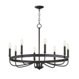 Maxim - 14498BK - Eight Light Chandelier - Frankie - Black