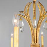 Maxim - 12748CHGL - Eight Light Chandelier - Eden - Charcoal Gold Leaf