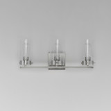 Maxim - 12403CLSN - Three Light Bath Vanity - Pinn - Satin Nickel