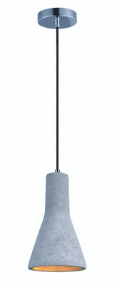 Maxim - 12394GYPC - LED Pendant - Crete - Polished Chrome